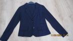 Studio Anneloes donkerblauwe travelstof blazer maat M, Verzenden, Zo goed als nieuw, Maat 38/40 (M), Blauw