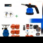 Gasbrander creme brulee pannenset gas soldeerbrander kolen, Ophalen of Verzenden, Zo goed als nieuw