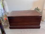 Antieke Houten Kist, Ophalen, Gebruikt, 100 tot 150 cm, 50 tot 75 cm