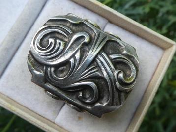 Zilveren Jugenstil Ring beschikbaar voor biedingen