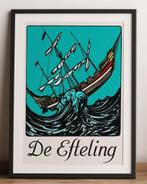 de Efteling Kaatsheuvel anton Pieck affiche poster schip, Verzamelen, Efteling, Verzenden, Nieuw, Overige typen