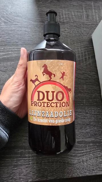 Duo Protection Lijnzaadolie – Voor Honden & Paarden  beschikbaar voor biedingen