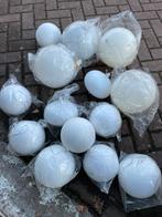 Witte kerstballen, Diversen, Kerst, Ophalen of Verzenden, Zo goed als nieuw