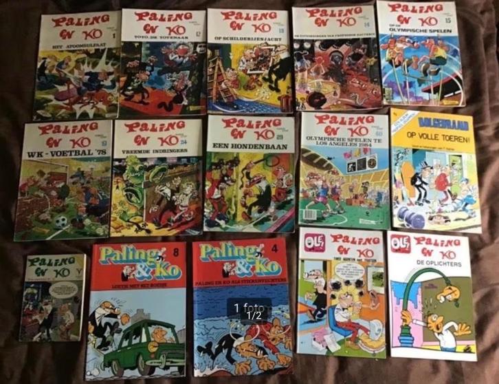 14 delen Paling en Ko door F.Ibanez + extraatje, Boeken, Stripboeken, Gelezen, Meerdere stripboeken, Ophalen of Verzenden