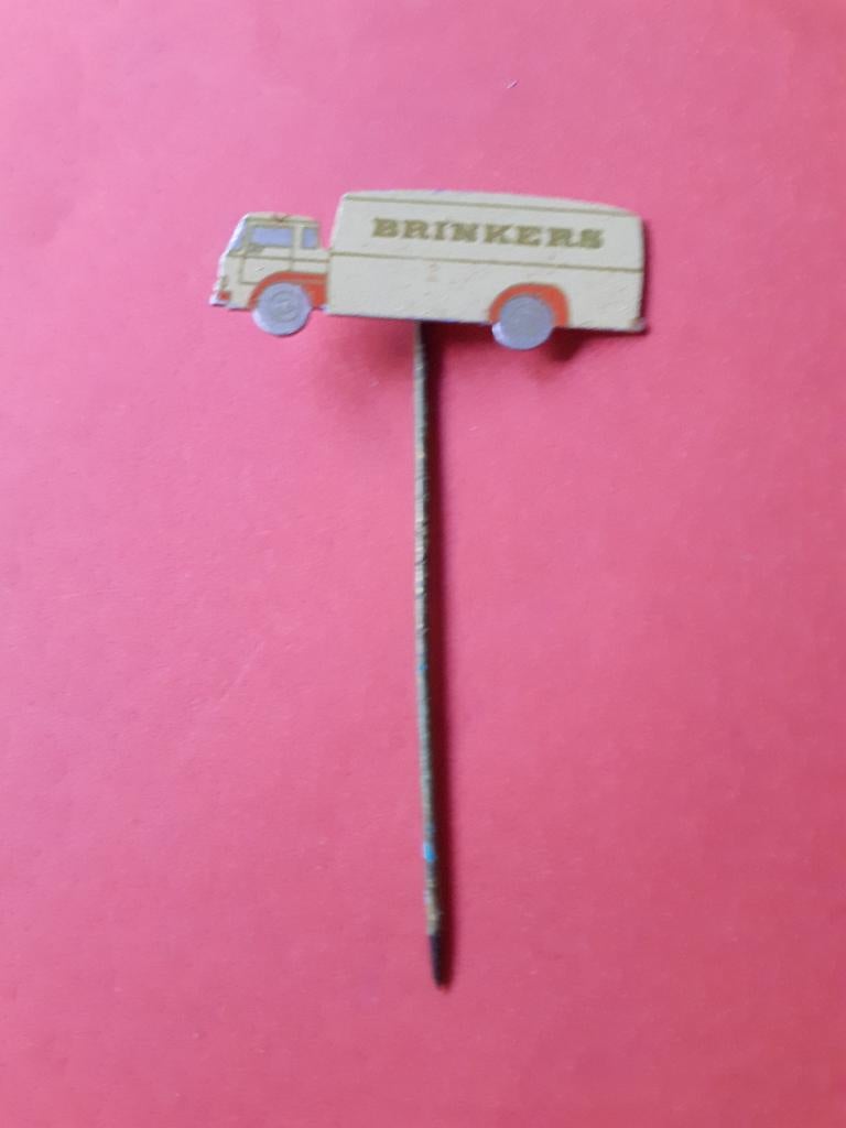 Speldje van Brinkers (bestelwagen), Verzamelen, Verzenden, Zo goed als nieuw, Merk, Speldje of Pin