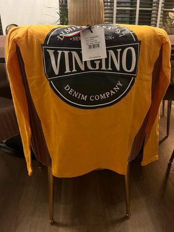 Nieuw Vingino maat 164 shirt met lange mouwen okergeel beschikbaar voor biedingen