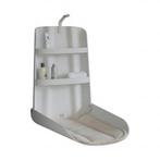 byBo Wandcommode Wit Gelakt Incl. Kussen Ecru, Minder dan 75 cm, 70 cm of meer, Nieuw, Voetruimte