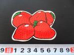 sticker strip groente fruit - aardbeien aardbei *, Ophalen, Zo goed als nieuw