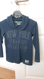 Donkerblauwe longsleeve Vingino maat 116/ 6, Ophalen of Verzenden, Zo goed als nieuw, Vingino, Shirt of Longsleeve