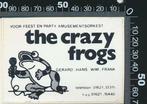 Sticker: Amusementsorkest The Crazy Frogs, Ophalen of Verzenden, Zo goed als nieuw, Bedrijf of Vereniging