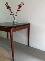 Midcentury vintage palissander uitschuifbare eettafel, Huis en Inrichting, Tafels | Eettafels, Ophalen, Gebruikt, 200 cm of meer