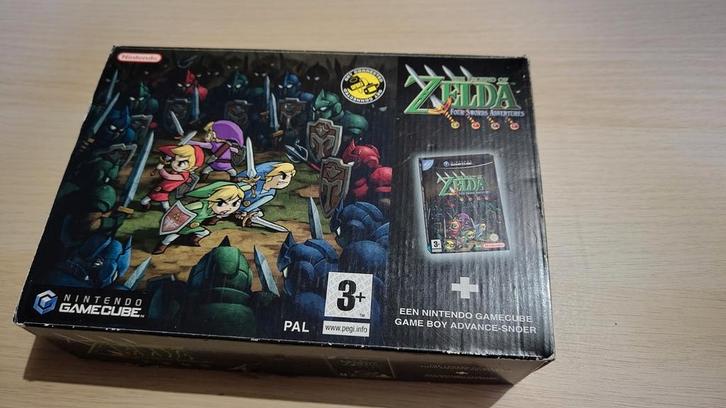 Zelda Four Swords Adventures big box compleet - Gamecube, Spelcomputers en Games, Games | Nintendo GameCube, Gebruikt, Avontuur en Actie