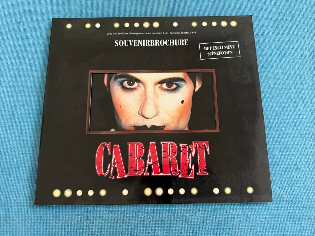 Cabaret Musical Brochure/Boek, Ophalen of Verzenden, Zo goed als nieuw, Folder