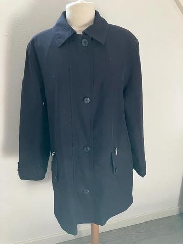 Trenchcoat Softline - maat 38 donkerblauw beschikbaar voor biedingen