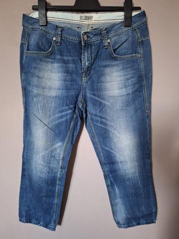 Blauwe 3-kwart jeans van Didi, maat M/38 beschikbaar voor biedingen