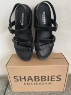 Shabbies Amsterdam sandalen zwart 40, Kleding | Dames, Nieuw, Sandalen of Muiltjes, Ophalen of Verzenden, Shabbies Amsterdam