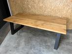 Massieve Eiken Tafel - Nieuw - 220x100cm en 200x100cm., Ophalen, 100 tot 150 cm, Eikenhout, Vijf personen of meer