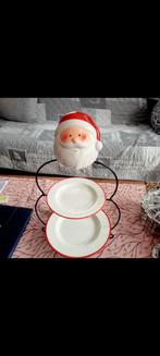 Kerstman Etagere - Feestelijke Tafeldecoratie, Ophalen of Verzenden