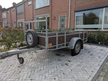 Power trailer aanhanger, 257 x 130 met aluminium bodem.  beschikbaar voor biedingen