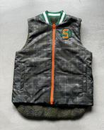 Bodywarmer Stella McCartney reversible teddy/ruit groen 152, Gebruikt, Jongen of Meisje, Ophalen of Verzenden, Jas