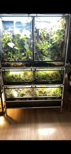 Terrarium winkel stelling alluminium, Ophalen of Verzenden