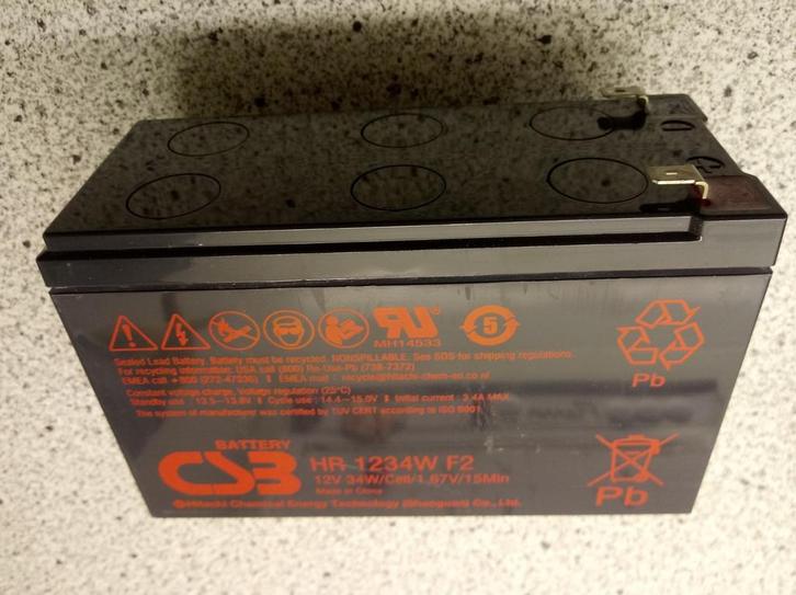 12V accu 8.5Ah type HR1234W F2., Auto-onderdelen, Accu's en Toebehoren, Nieuw, Ophalen of Verzenden