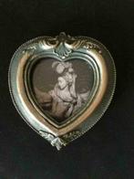 vintage brocante houten fotolijstje hart vorm in barok stijl, Nieuw, Ophalen