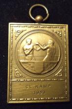 Boks medaille 1939 brons CL Koninklijke Begeer zeldzaam, Postzegels en Munten, Ophalen of Verzenden, Brons, Nederland