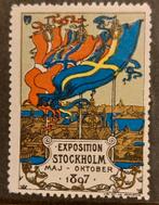 Zweden cinderella Stockholm Expo 1897, Ophalen of Verzenden, Zweden, Postfris