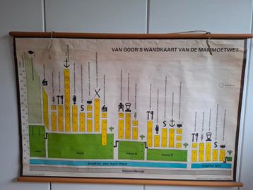 Van Goor's wandkaart van de Mammoetwet 1968 beschikbaar voor biedingen