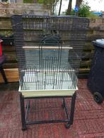 Vogelkooi+onderstel, Dieren en Toebehoren, Ophalen, Gebruikt, Metaal, Vogelkooi