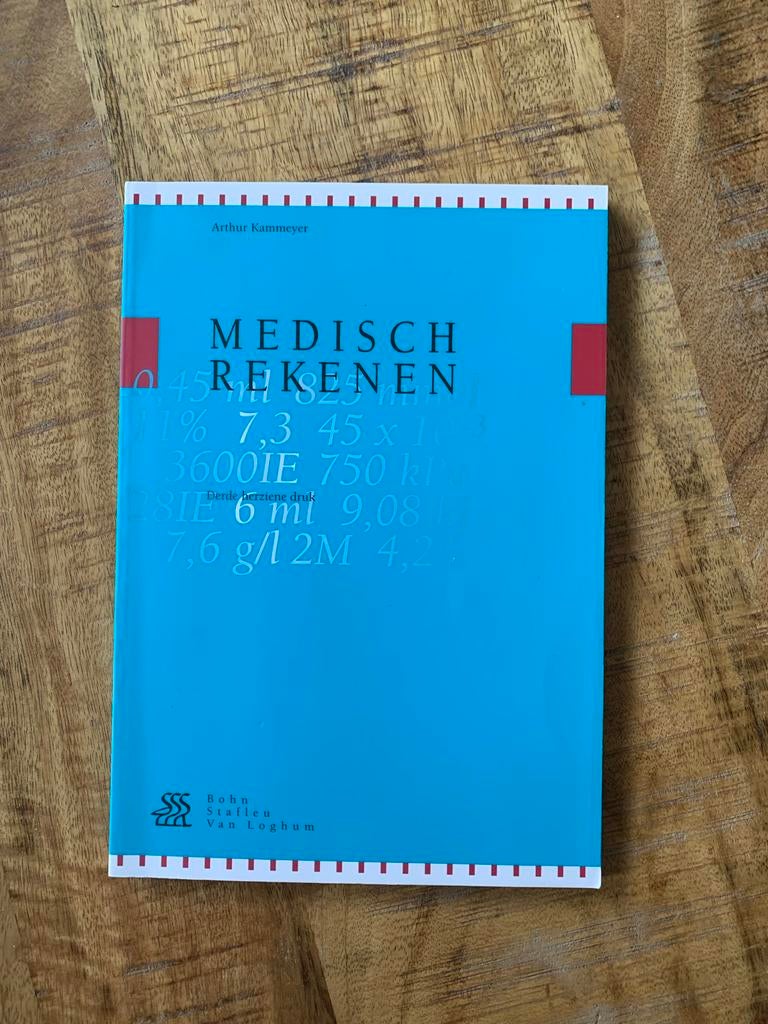 Medisch Rekenen Boek - Nette Staat, Ophalen, Zo goed als nieuw, MBO
