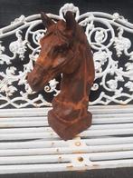 Gietijzeren paardenhoofd 40 cm hoog een zeer mooi top model, Ophalen
