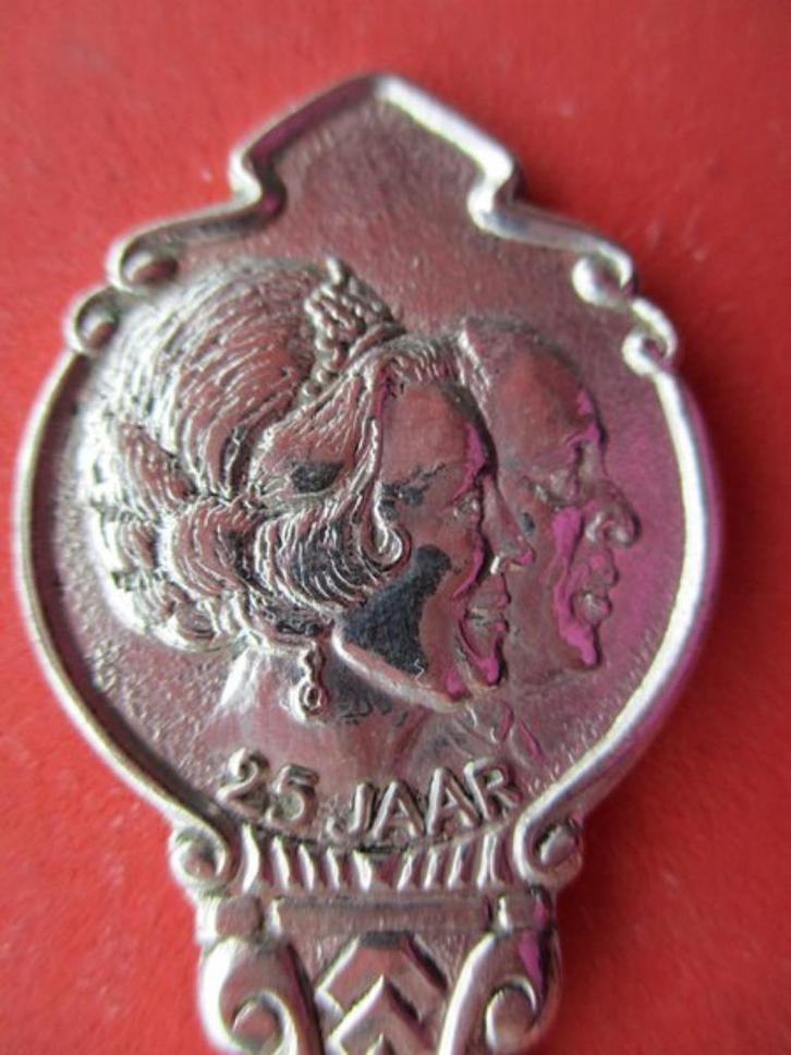 (A1189) Koningshuis 1966-1991 Huwelijk Beatrix Claus 25 jaar, Verzamelen, Porselein, Kristal en Bestek, Gebruikt, Bestek, Ophalen of Verzenden