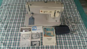 Vintage retro naaimachine SINGER 457 Sewing jaren 60. beschikbaar voor biedingen