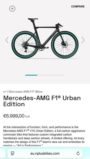 Mercedes AMG F1 Urban Edition Carbon N+Fiets Petronas NIEUW✅ beschikbaar voor biedingen