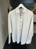 Heren overhemd maat 44, Ophalen of Verzenden, Zo goed als nieuw, Blauw, Halswijdte 43/44 (XL)