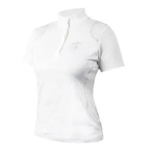 Horka wedstrijdshirt Canter Polygiene wit, Dieren en Toebehoren, Paardrijkleding, Nieuw, Dames, Bovenkleding, Dressuur, Ophalen of Verzenden