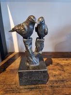 Bronzen beeldje tortelduifjes/vogels, Nieuw, Dier, Ophalen