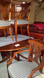 Kersenhout eetkamer tafel met 4 stoelen TOP CONDITIE NIEUWST, Huis en Inrichting, Complete eetkamers, Ophalen of Verzenden