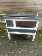 Ferplast konijnenhok 140 grand lodge, Dieren en Toebehoren, Knaagdieren en Konijnen | Hokken en Kooien, Ophalen of Verzenden, 110 cm of meer