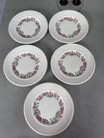5 gebaksbordjes wedgwood rosalind, Huis en Inrichting, Ophalen, Zo goed als nieuw, Bord(en), Wedgwood