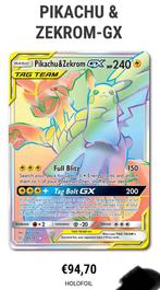 GX, TAG TEAM, Pokémon kaart, rainbow, zeldzaam, oud., Zo goed als nieuw, Ophalen