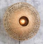 Design wandlamp van bamboe – sfeervol & duurzaam – snelle ve, Huis en Inrichting, Lampen | Wandlampen, Ophalen of Verzenden, Zo goed als nieuw
