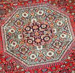 Handgeknoopt Bidjar tapijt achthoek red medall wol 240x240cm, Crème, Gebruikt, ., 200 cm of meer