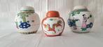 Antieke Chinese Gemberpotten - Set van 3, Antiek en Kunst, Antiek | Keramiek en Aardewerk, Ophalen of Verzenden