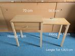 Houten Bureau met Lade, Ophalen, Gebruikt, Bureau