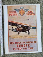 Vintage Reclame Posters: KLM, KNSM, Bols, Antiek en Kunst, Ophalen of Verzenden