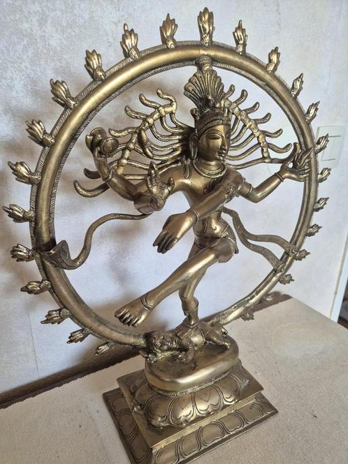 Bronzen Dansende Shiva - India, ca. 40cm, Antiek en Kunst, Antiek | Koper en Brons, Brons, Ophalen