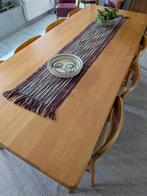 grote massief houten tafel, style Niels Otto Möller, Huis en Inrichting, 200 cm of meer, Zo goed als nieuw, Vijf personen of meer